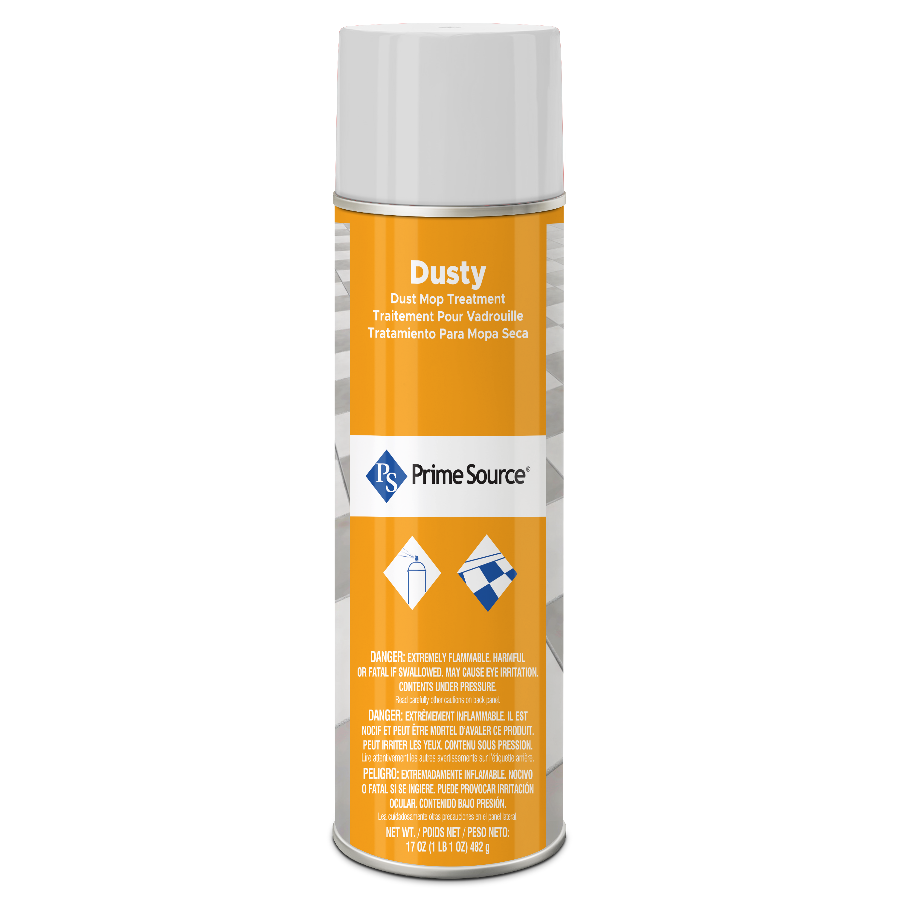 20 oz “Dusty” Dust Mop Treatment Aerosol – Prime Source Brands
