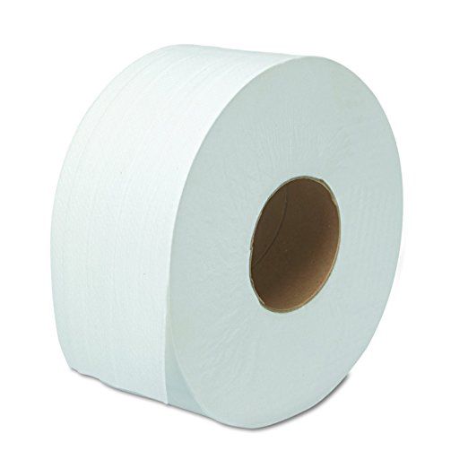 2 Ply Jumbo White Toilet Tissue Roll, 750 Foot - Prime Source Brands